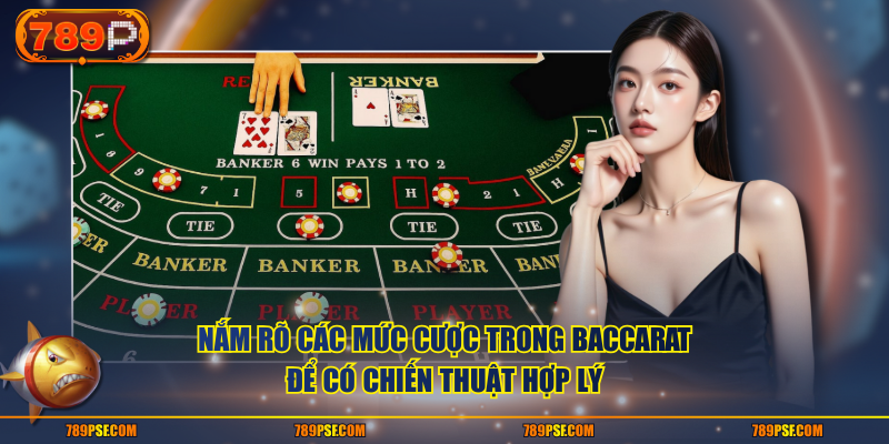 Nắm rõ các mức cược trong baccarat để có chiến thuật hợp lý