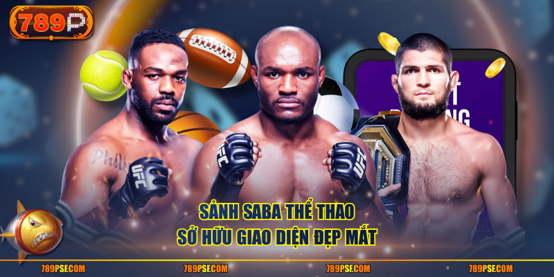 Sảnh SABA Thể Thao sở hữu giao diện đẹp mắt